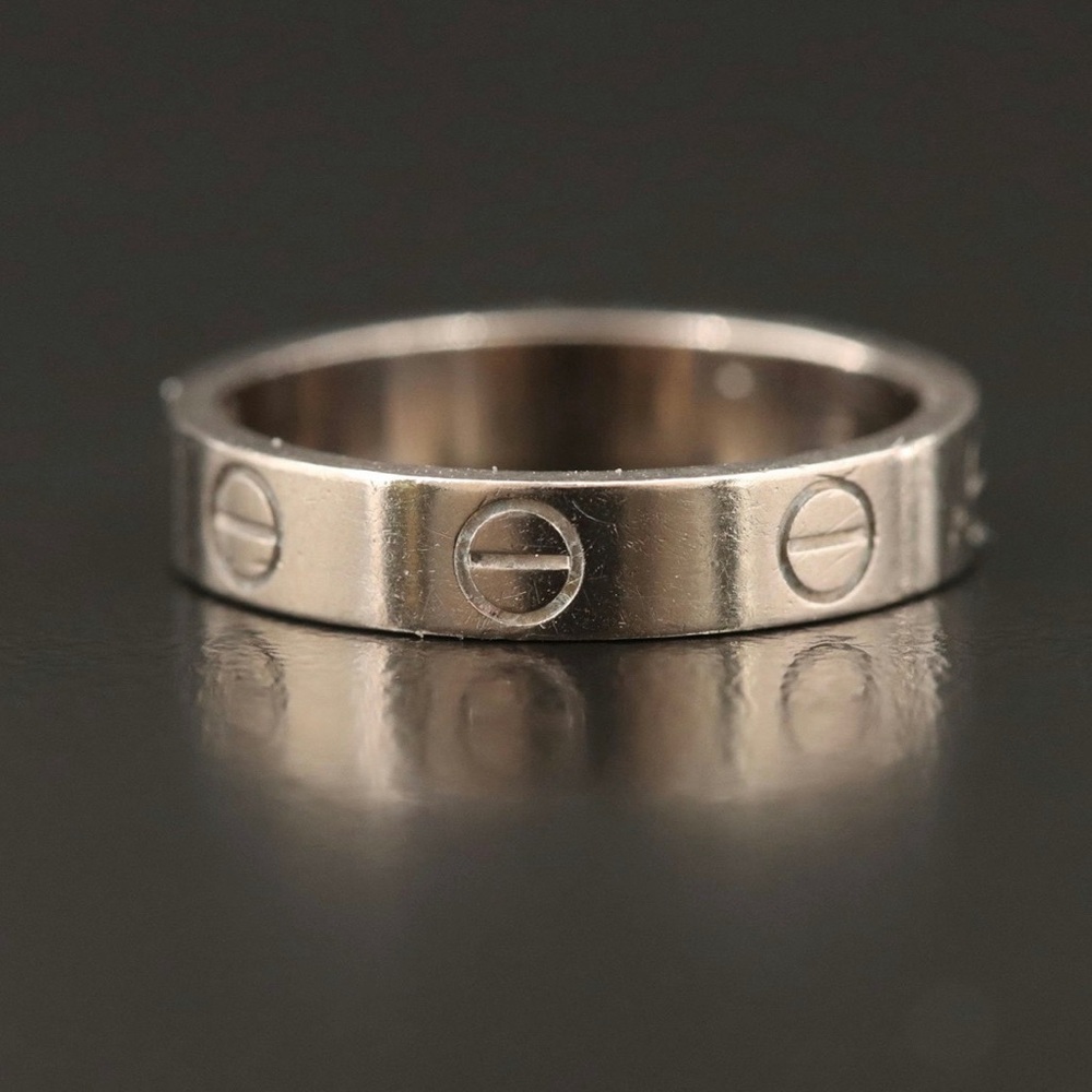 Authentic Cartier white Gold Love thin ring
For Trade or Sale